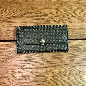 Alexander McQueen Black Studded Wallet